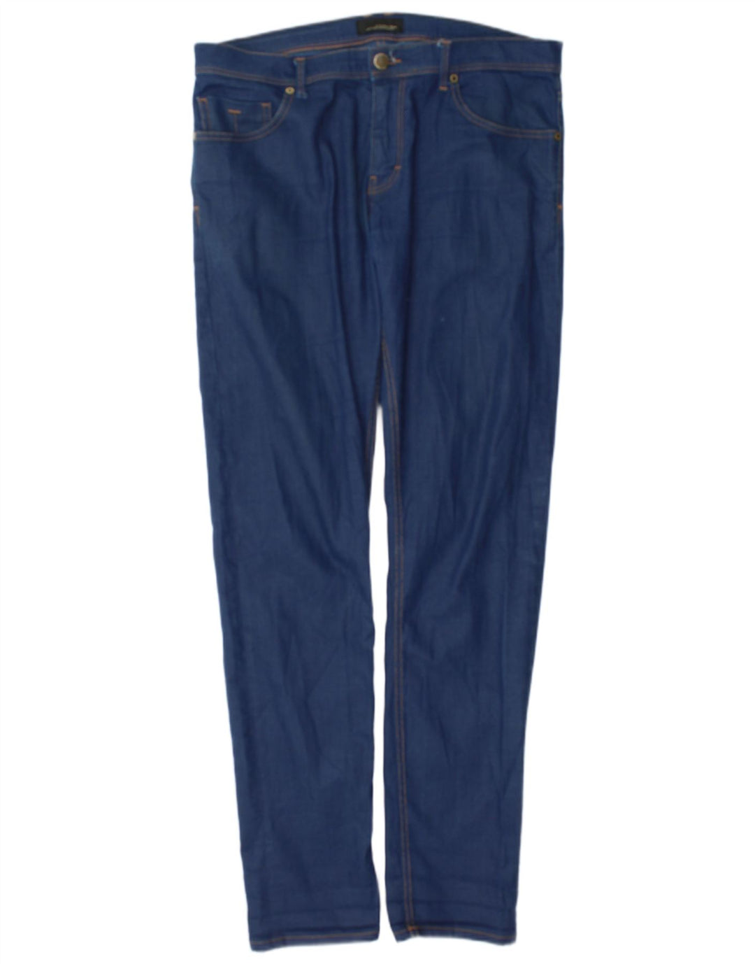 Zara Herren Slim Jeans EU 46 XL W36 L34 Blau