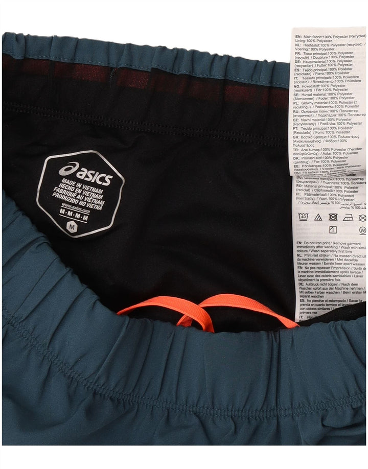 Asics Herren Graphic Sport Shorts Medium Marineblau Polyester