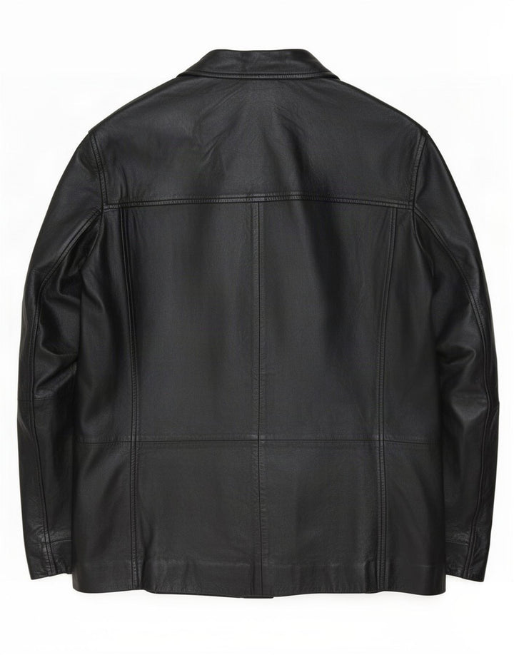 Gipsy Herren Lederjacke UK 40 Large Schwarz