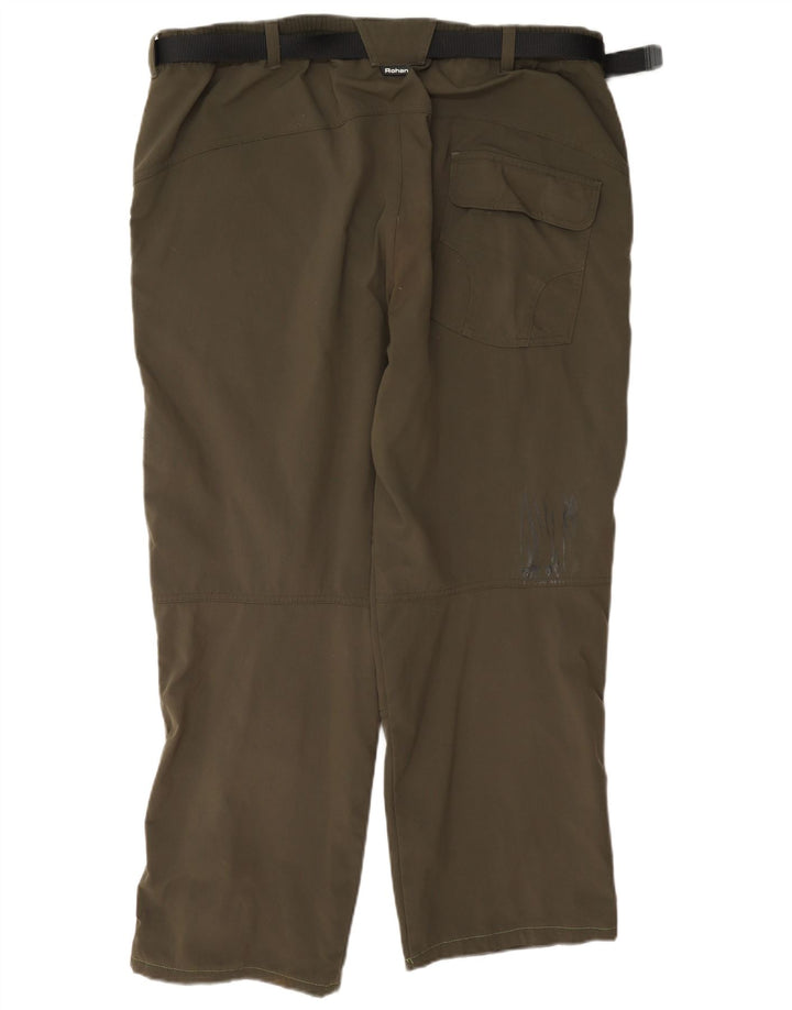 Rohan Herren-Cargohose, normal, Größe L, W35, L27, Khaki, Polyamid