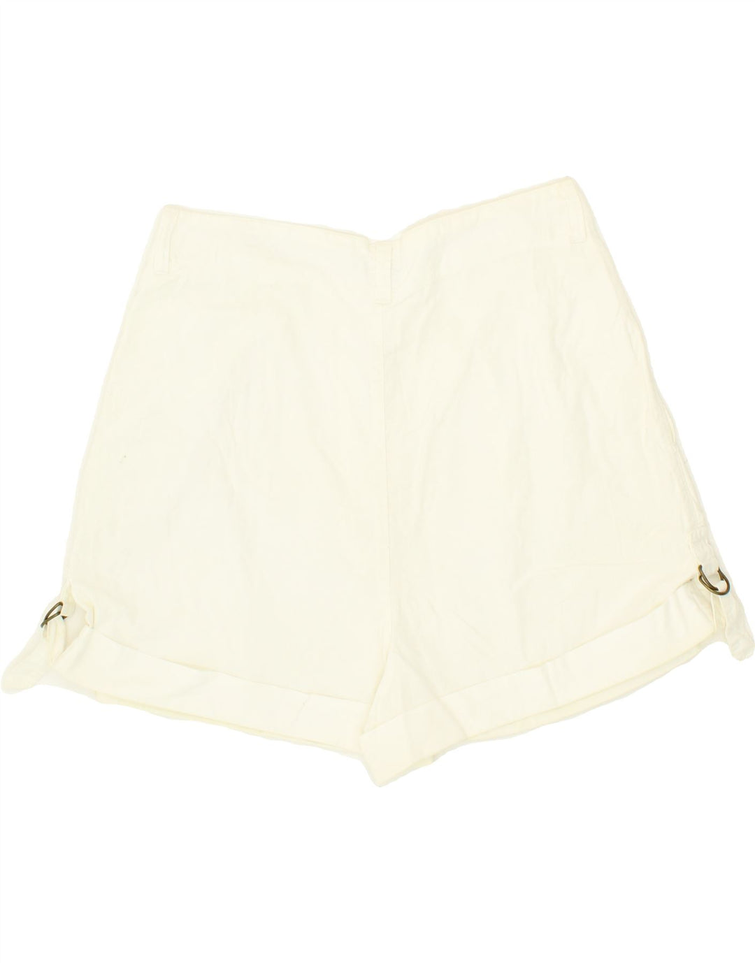 VINTAGE Womens Pleated Casual Shorts W30 Medium White Vintage Vintage and Second-Hand Vintage from Messina Hembry 