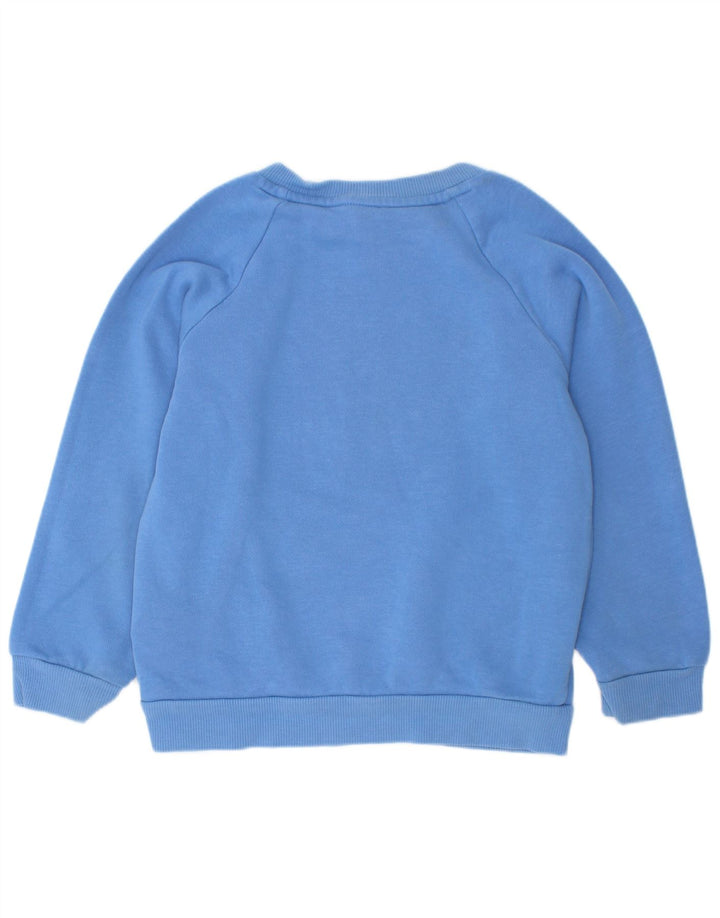 Adidas Jungen Grafik-Sweatshirt-Pullover, 2–3 Jahre, blaue Baumwolle