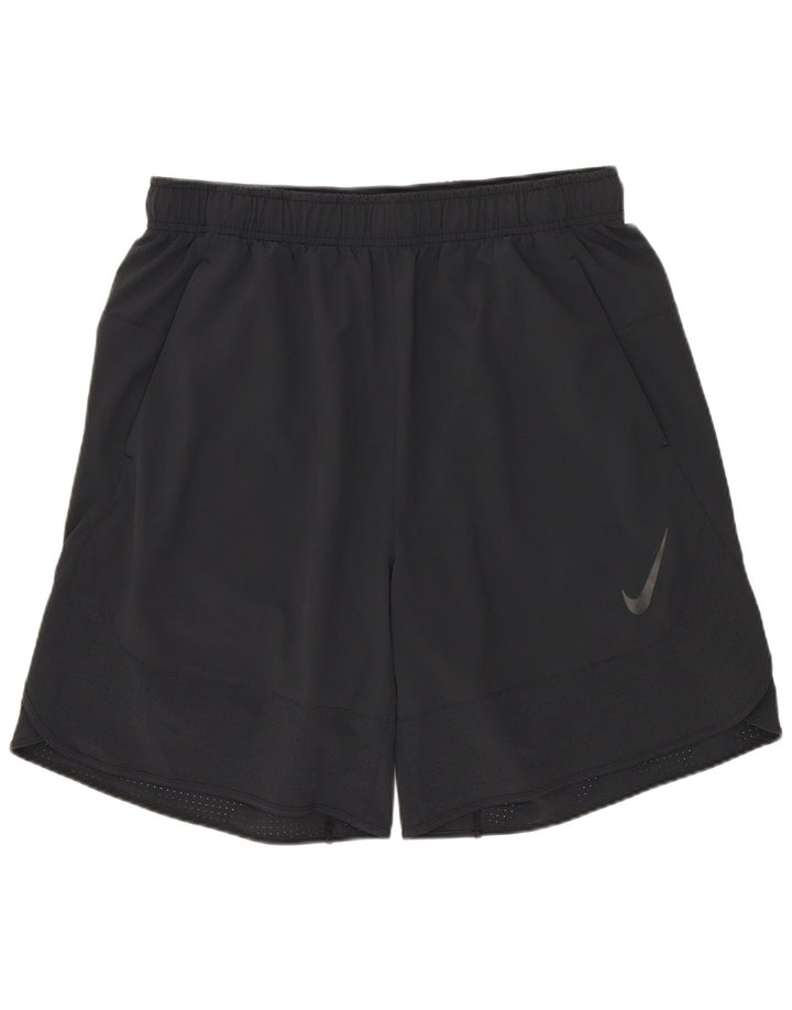 Nike Herren Dri Fit Sportshorts, groß, aus schwarzem Polyester