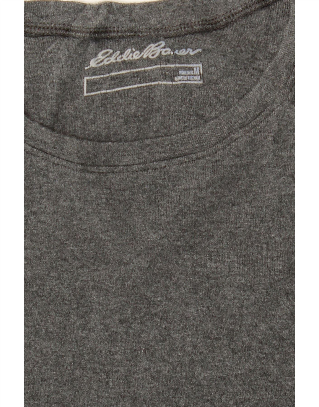EDDIE BAUER Womens T-Shirt Dress UK 12 Medium Grey Cotton Vintage Eddie Bauer and Second-Hand Eddie Bauer from Messina Hembry 
