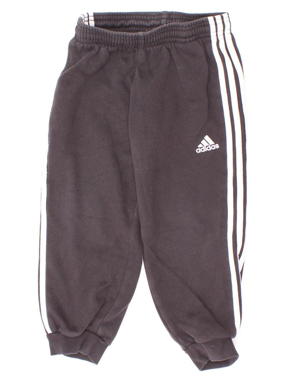 Adidas Jungen-Trainingshose, Jogginghose, 3–4 Jahre, schwarze Baumwolle