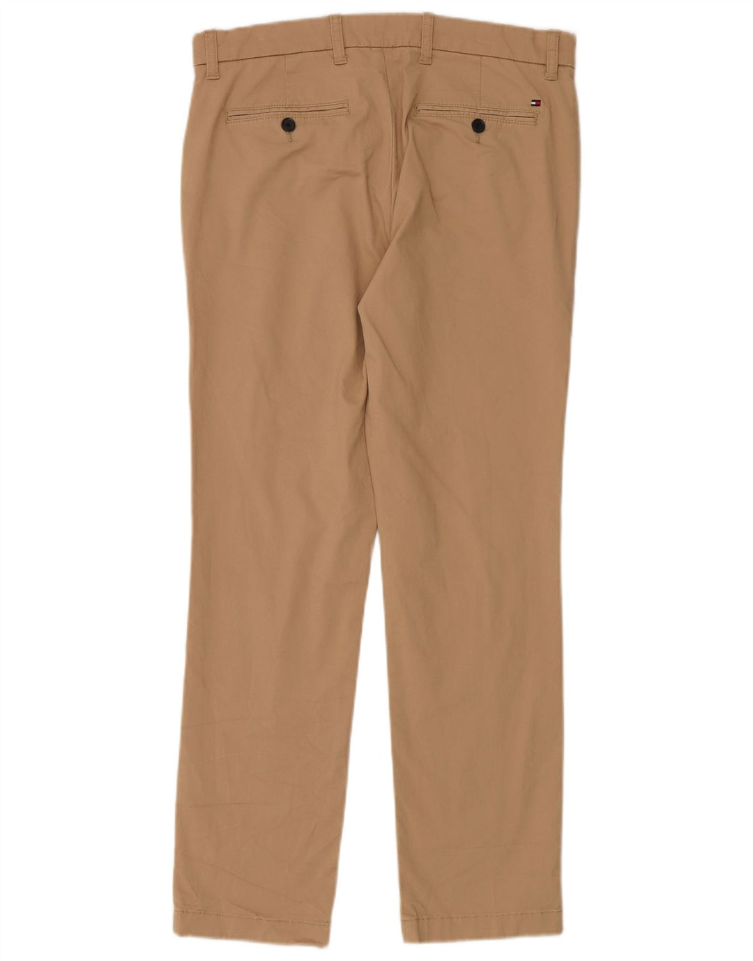 TOMMY HILFIGER Herren Slim Fit Chinohose W32 L30 Beige Baumwolle