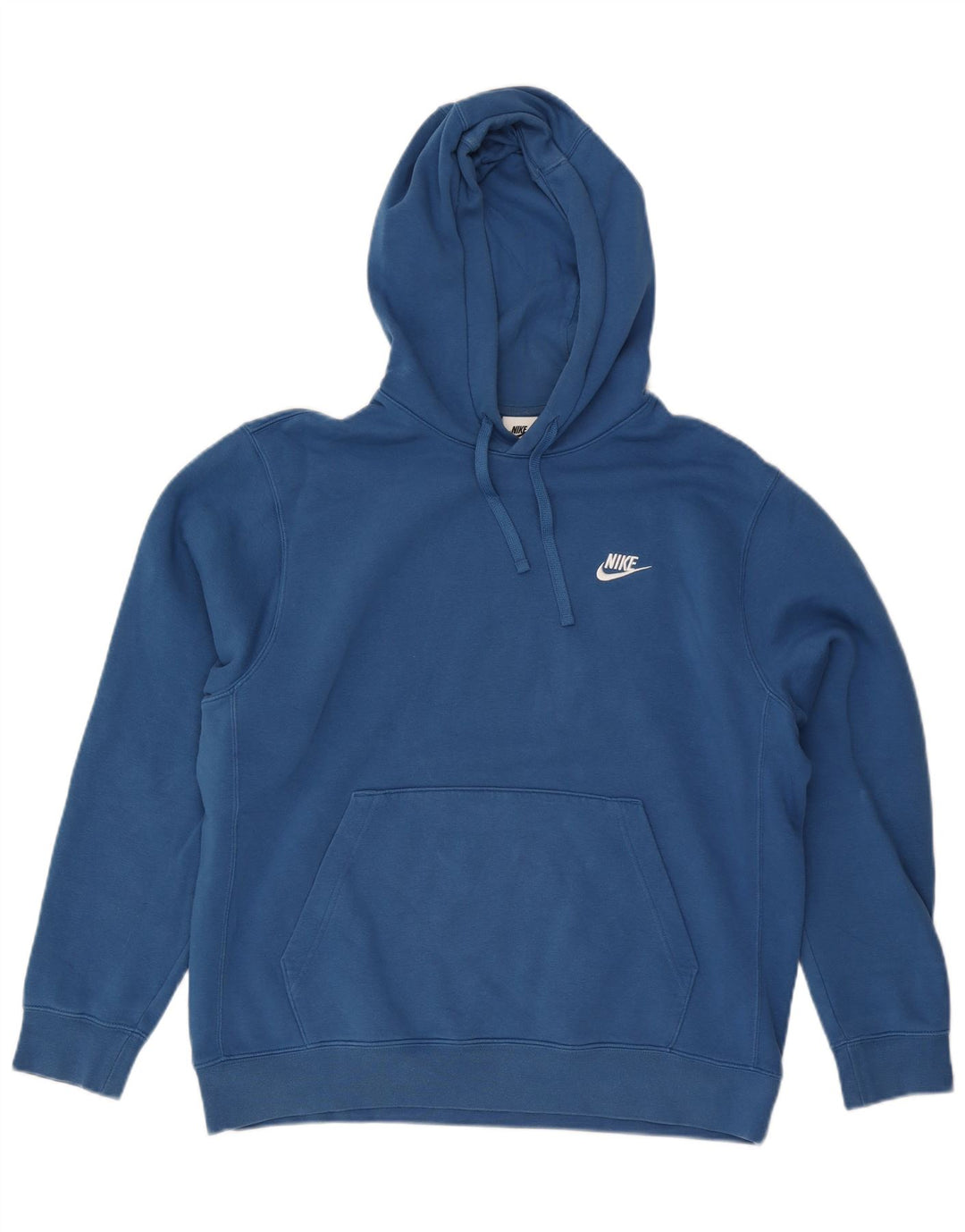 Nike Herren Kapuzenpullover, groß, aus blauer Baumwolle