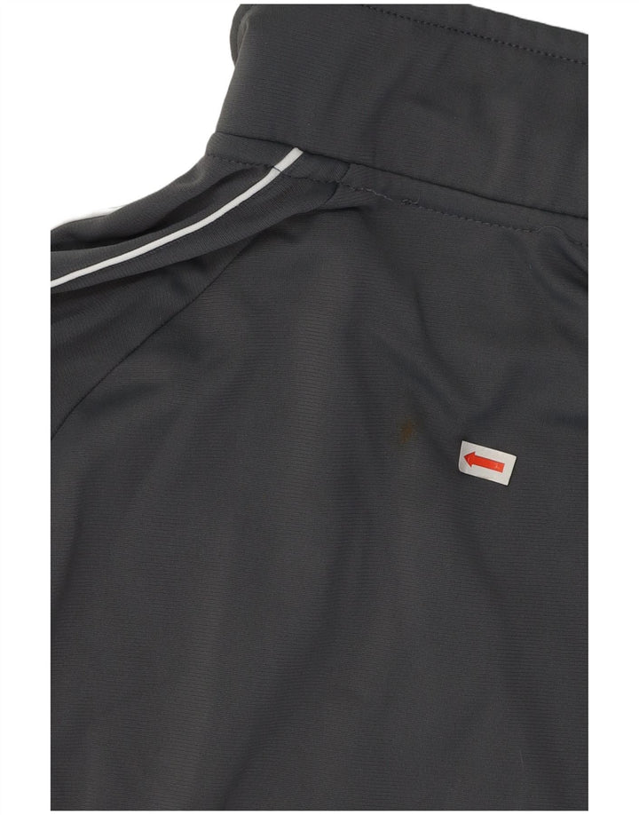 Nike Damen-Trainingsanzugoberteil mit Grafik, Größe S, Grau, Polyester