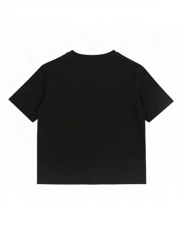 Zara Damen Bluse Top UK 10 Small Schwarze Baumwolle