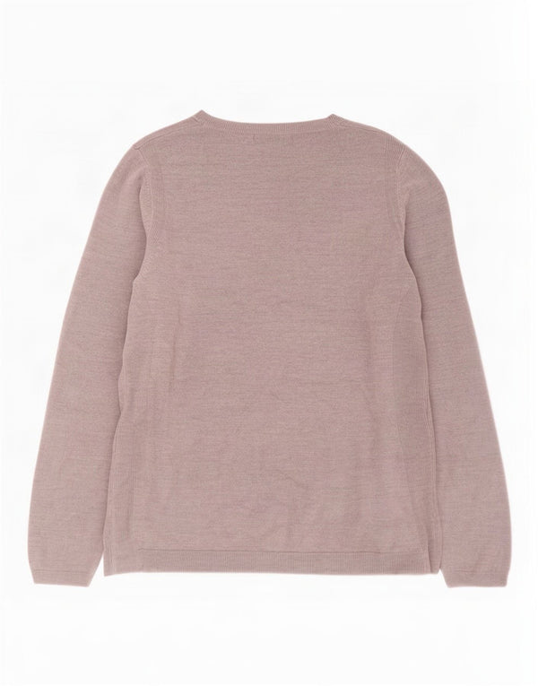 Marks & Spencer Damen-Pullover mit U-Boot-Ausschnitt, UK 18, XL, Grau, Acryl