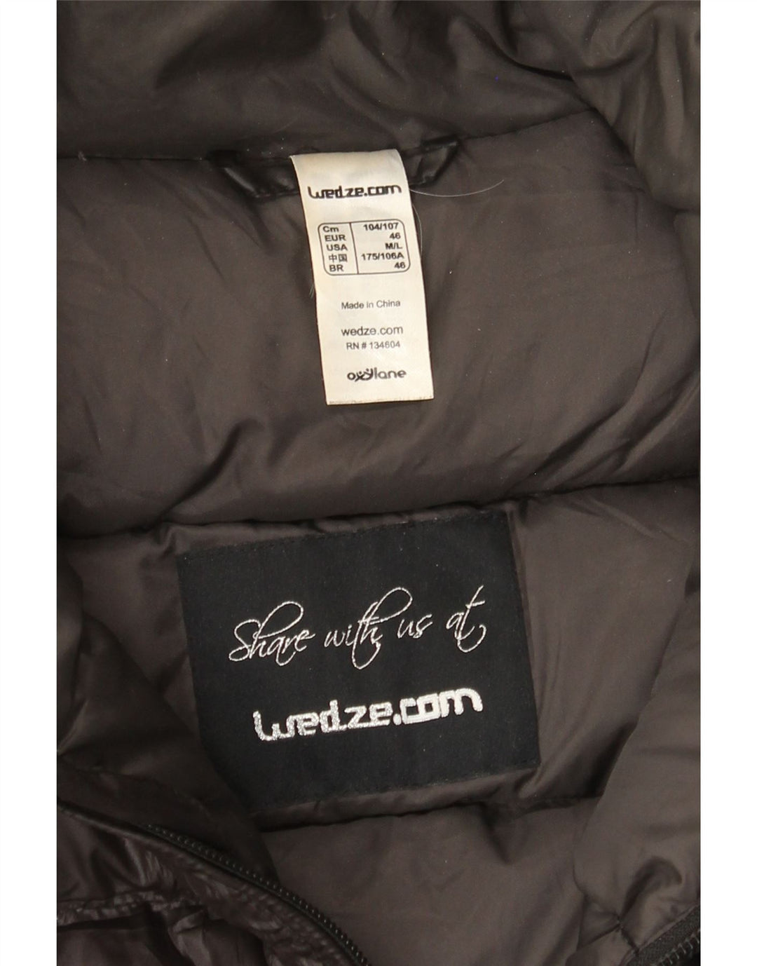 Wed Ze Damen Wattierte Jacke EU 46 Mittelschwarzes Polyester