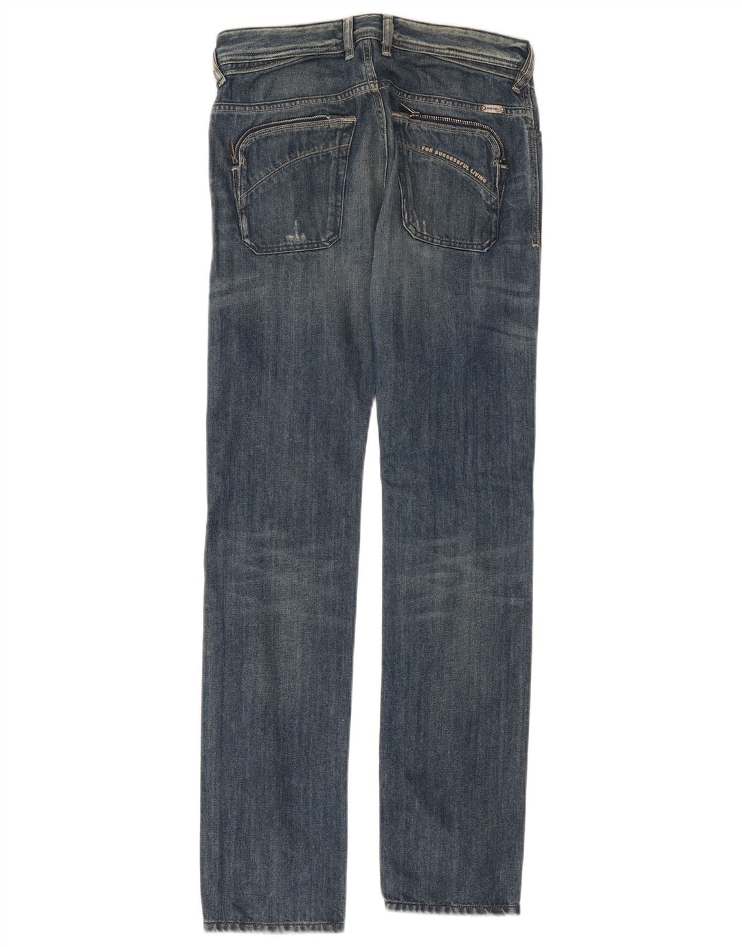 Diesel Herren Poiak Distressed Slim Jeans W28 L34 Blaue Baumwolle