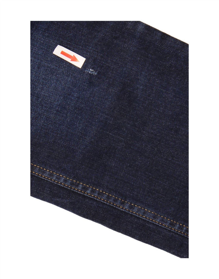 FAT FACE Damen Slim Jeans UK 14 Large W34 L29 Marineblau Baumwolle