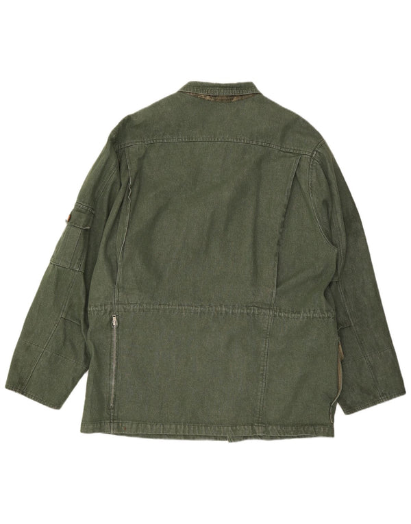 Rascher Herren Utility Jacke EU 56 3XL Grüne Baumwolle