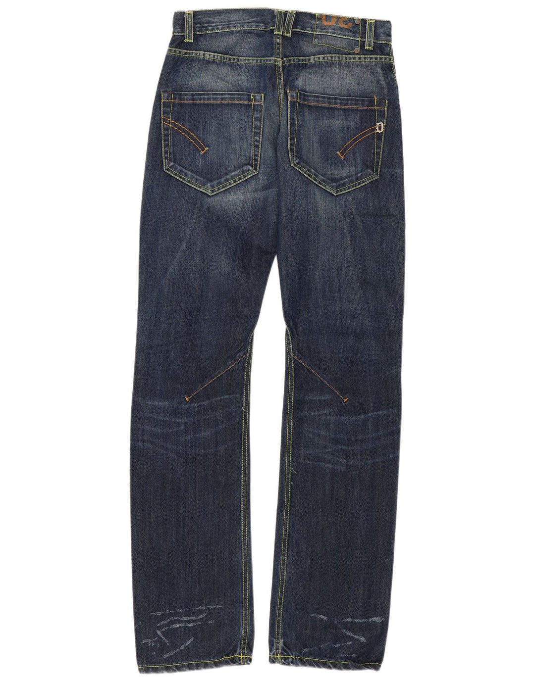 DONDUP Herren Stan Dart Straight Jeans W30 L33 Marineblau Baumwolle