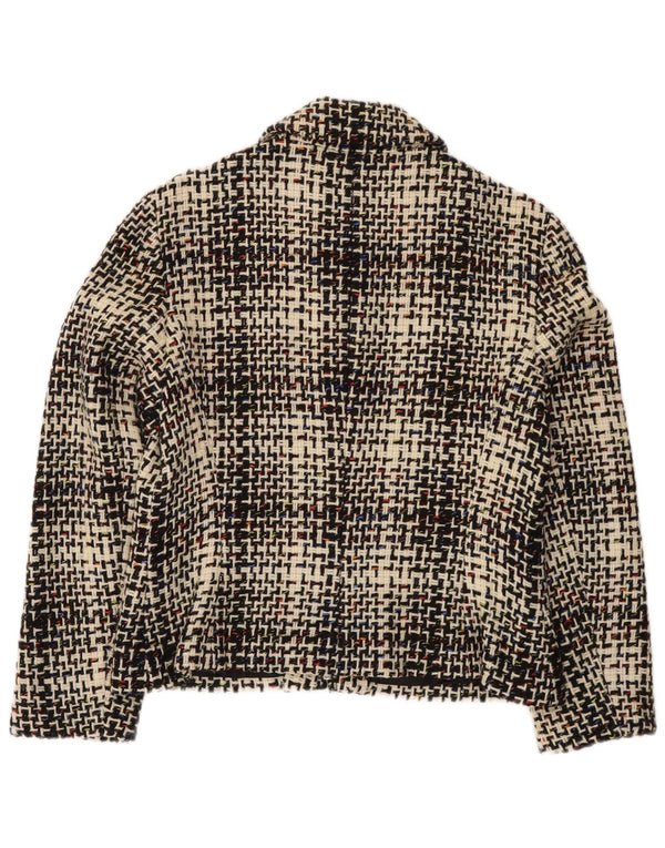 Jones New York Damen Blazer Jacke UK 12 Mittel Mehrfarbig Geometrisch