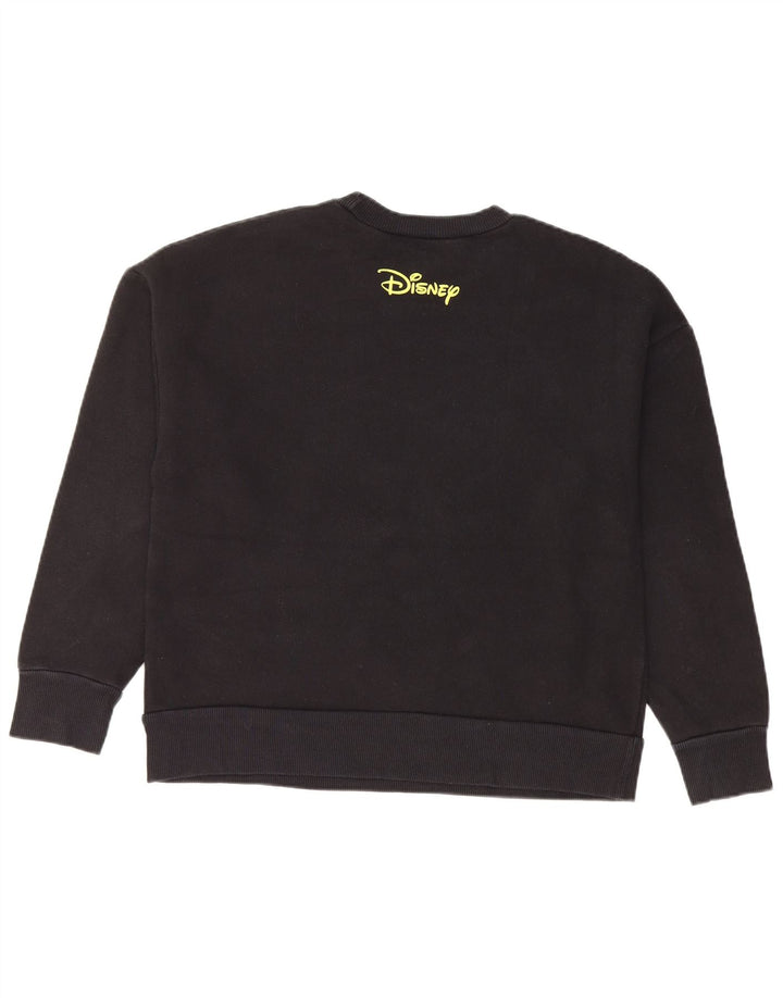 Zara Damen-Sweatshirt mit Mickey-Mouse-Grafik, Gr. 10, Größe S, Schwarz