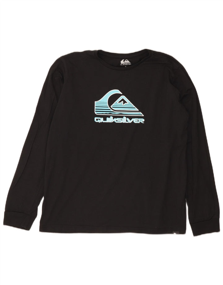 Quiksilver Jungen Regular Fit Graphic Top Langarm 15–16 Jahre Schwarz