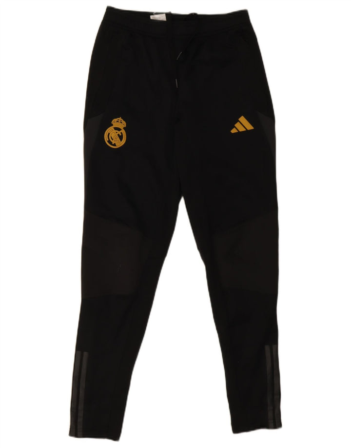 Adidas Herren Real Madrid Trainingshose, Größe S, Schwarz, Farbblock