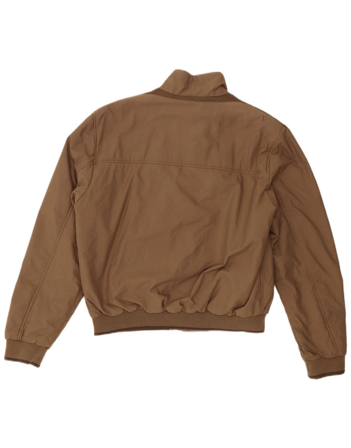 Geox Herren Respira Bomberjacke IT 50 Großes braunes Polyamid