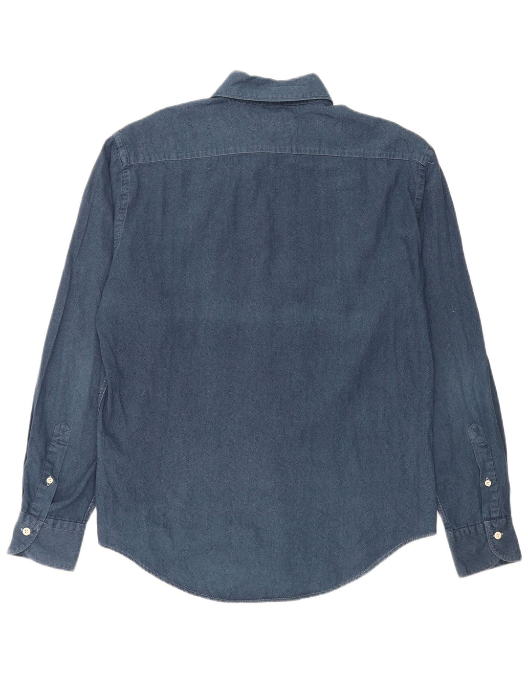 BOOGIE Herren-Milano-Hemd, groß, marineblau gepunktete Baumwolle
