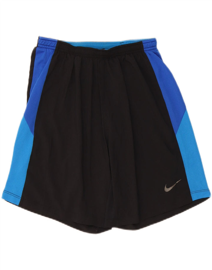 Nike Herren Dri Fit Sportshorts, Größe S, Schwarz, Farbblock