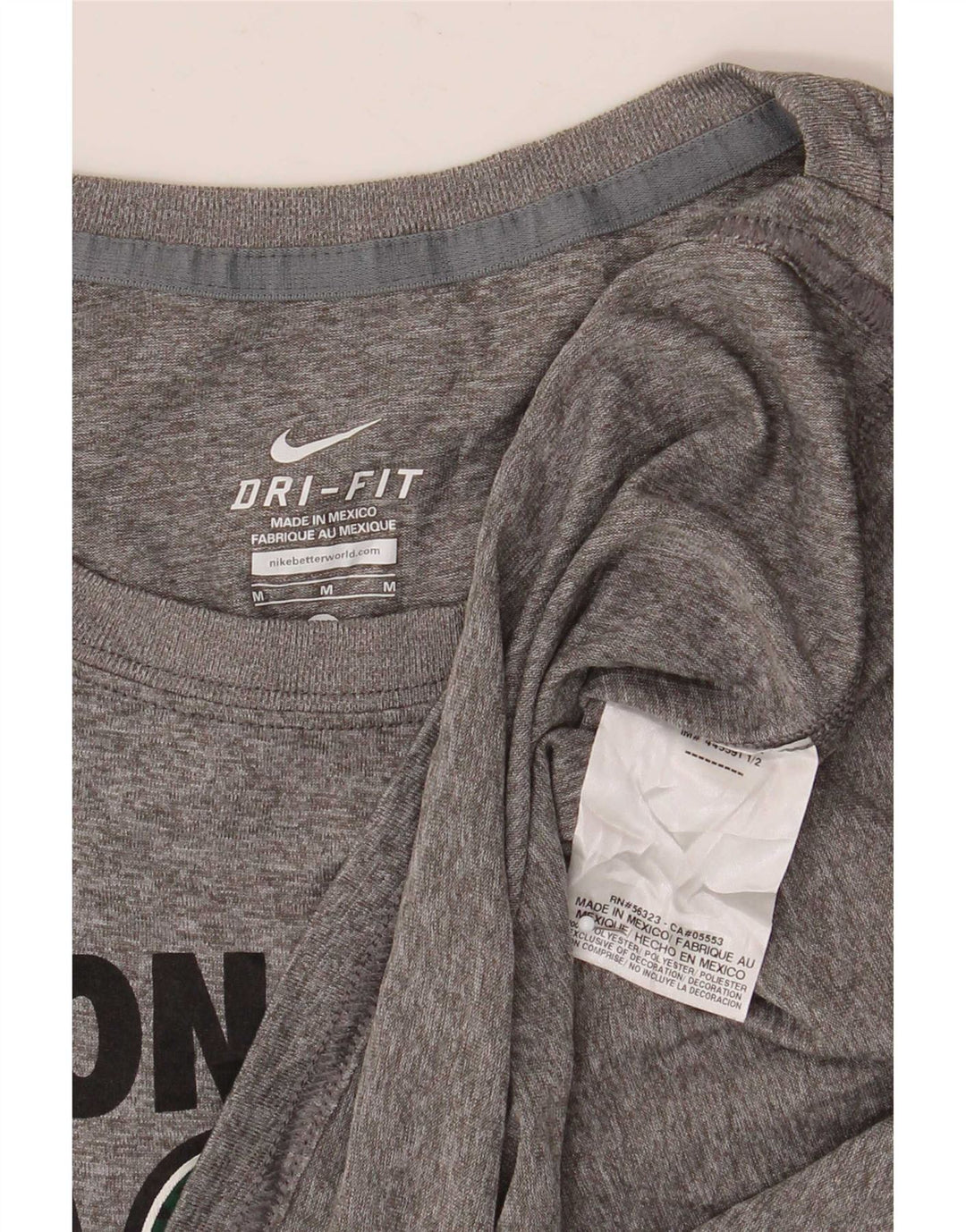 Nike Herren Zionsville Eagles Graphic Top Langarm Mittelgrau meliert