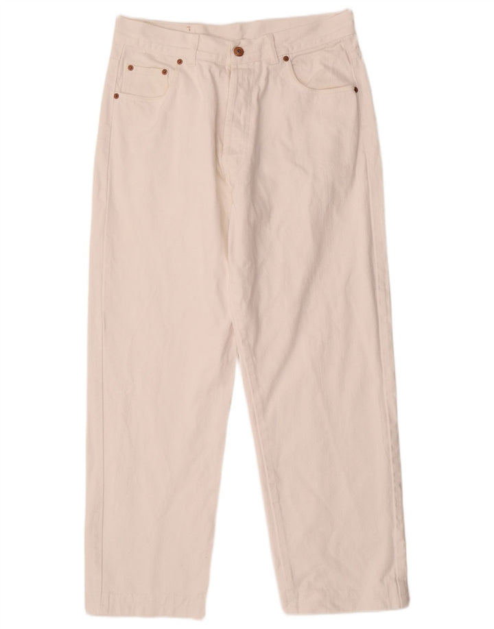 PEPE JEANS Herren Straight Jeans W34 L27 Weiße Baumwolle