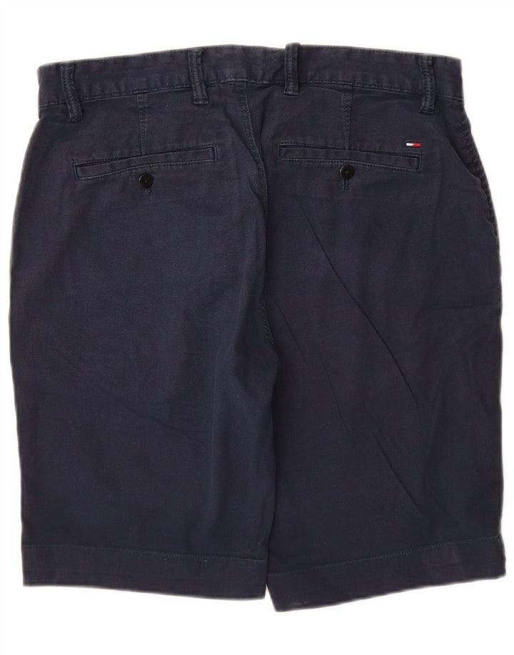 TOMMY HILFIGER Herren Chino Shorts W32 Medium Marineblau Baumwolle