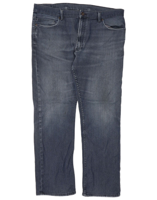 Marks & Spencer Damen Straight Jeans W38 L31 Blaue Baumwolle