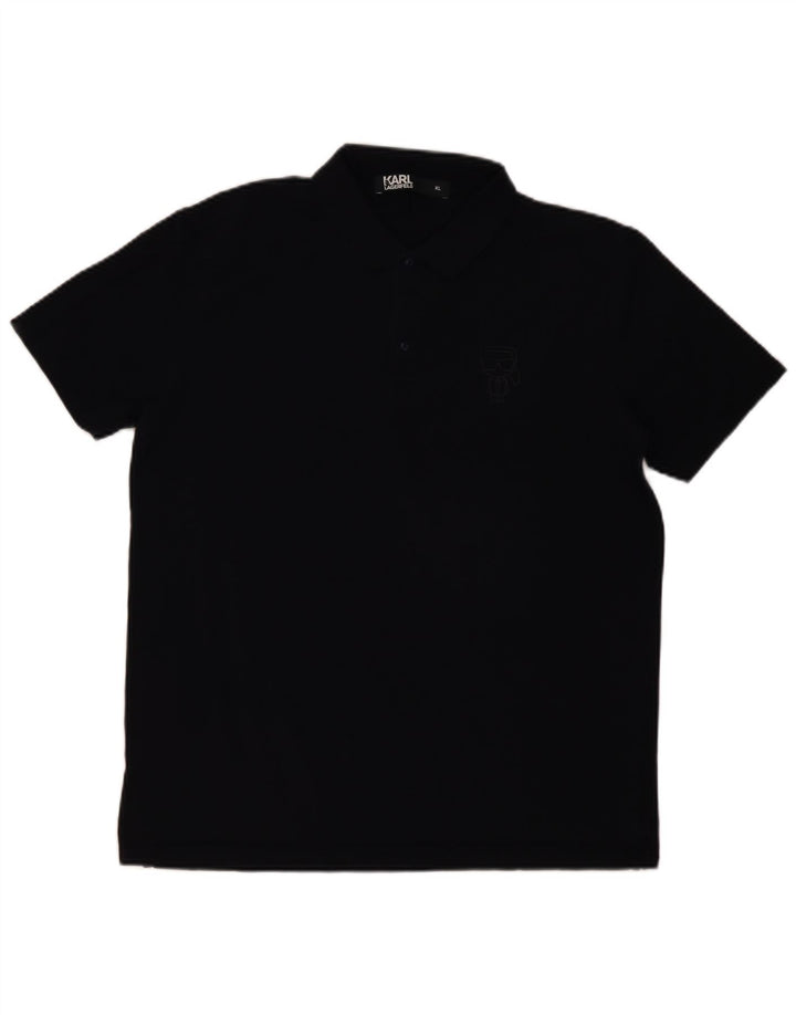 Karl Lagerfeld Herren Poloshirt XL Marineblau