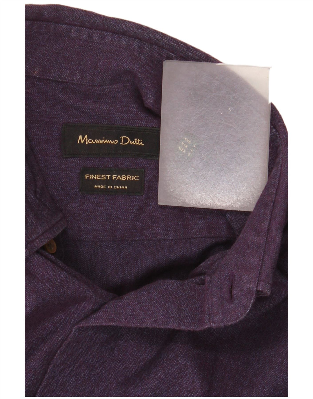 MASSIMO DUTTI Herrenhemd Large Lila