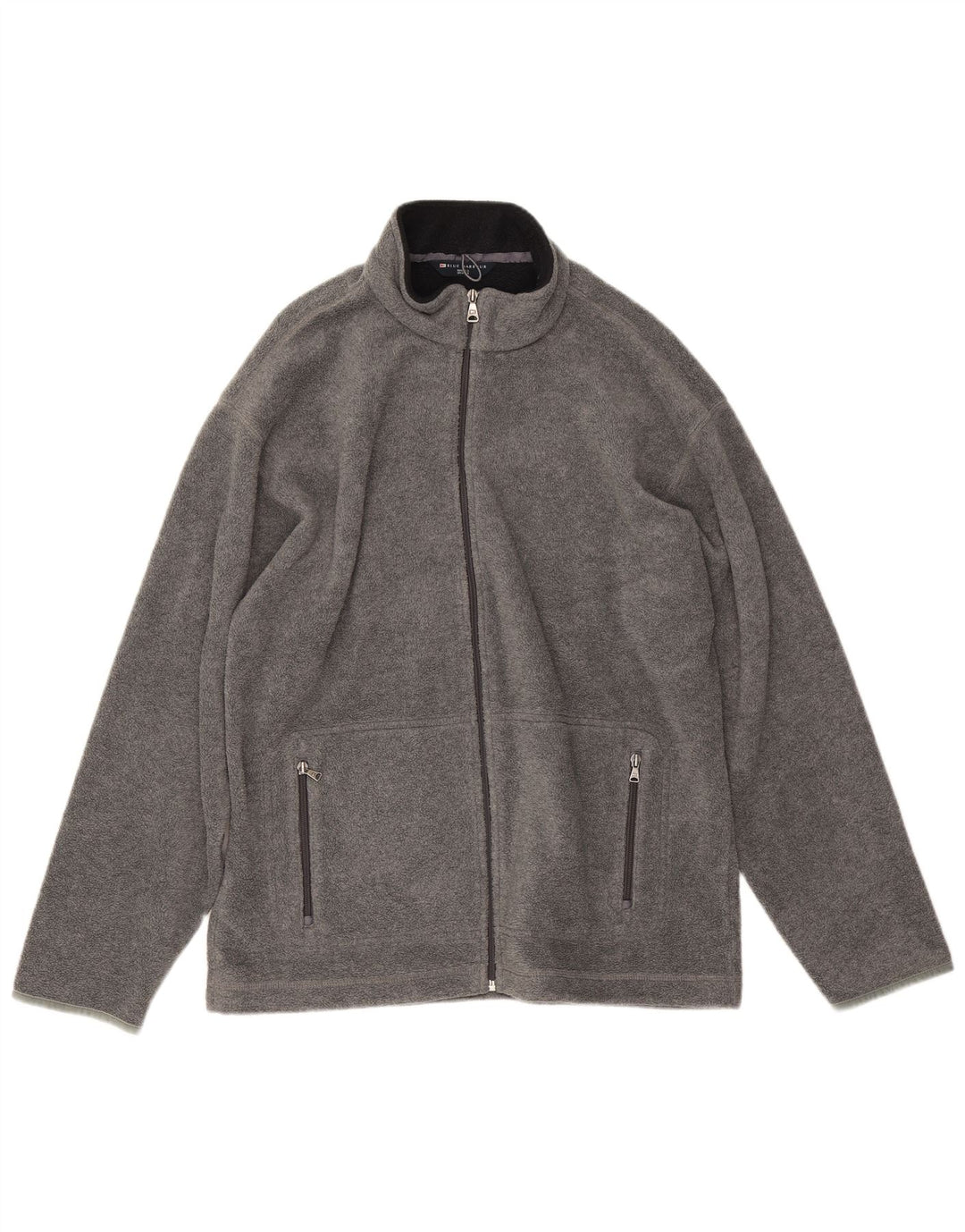 Marks & Spencer Herren Blue Harbour Fleecejacke UK 38 Mittelgraues Polyester