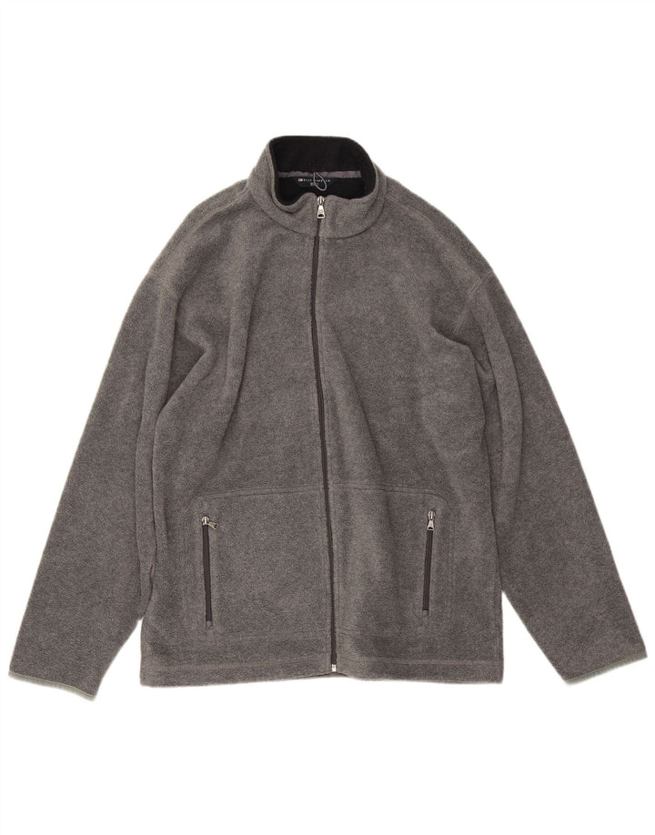 Marks & Spencer Herren Blue Harbour Fleecejacke UK 38 Mittelgraues Polyester