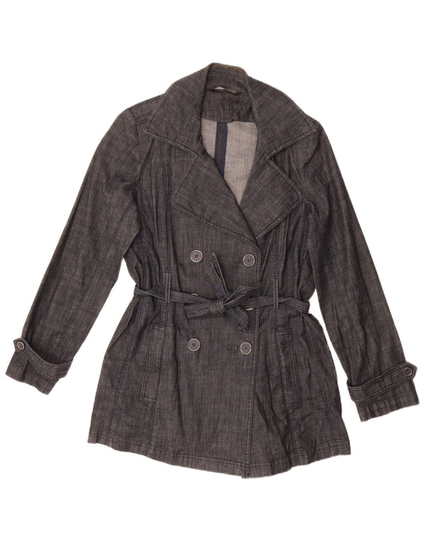 Marks & Spencer Damen Autograph Trenchcoat UK 12 Medium Marineblau