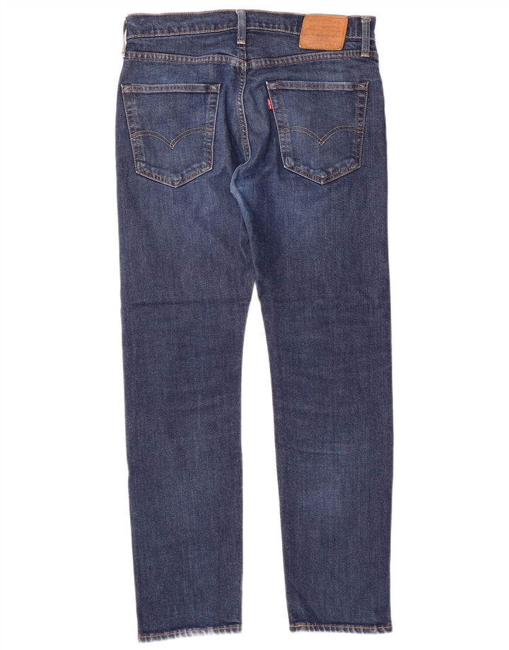 LEVI'S Herren 502 Tapered Jeans W32 L30 Blaue Baumwolle