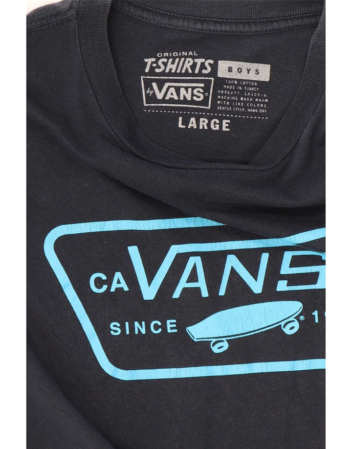 Vans Grafik-T-Shirt für Jungen, 12–13 Jahre, Größe L, Marineblau