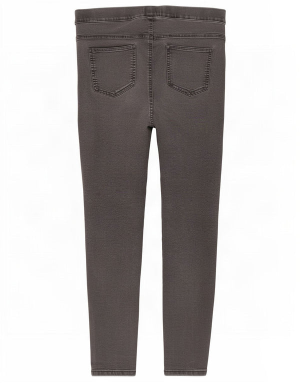 Marks & Spencer Damen Jegging-Jeans UK 14 Large W32 L27 Graue Baumwolle