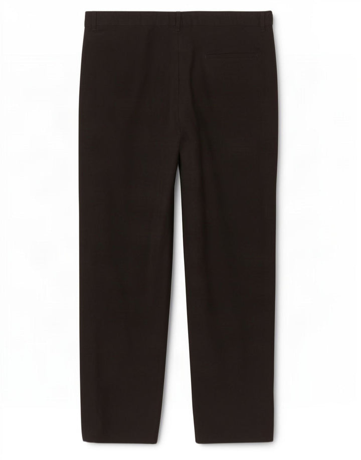 Gerade Herren-Anzughose von Marks & Spencer, W36, L30, schwarzes Polyester