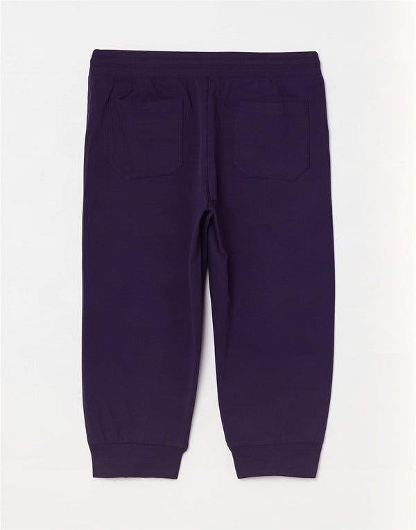 Champion Damen Capri-Trainingshose, Jogginghose, UK 18, XL, Marineblau, Baumwolle