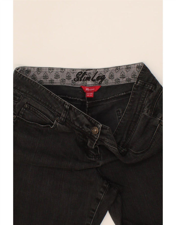 MONSOON Womens Slim Jeans UK 16 Large W34 L31 Grey Cotton Vintage Monsoon and Second-Hand Monsoon from Messina Hembry 