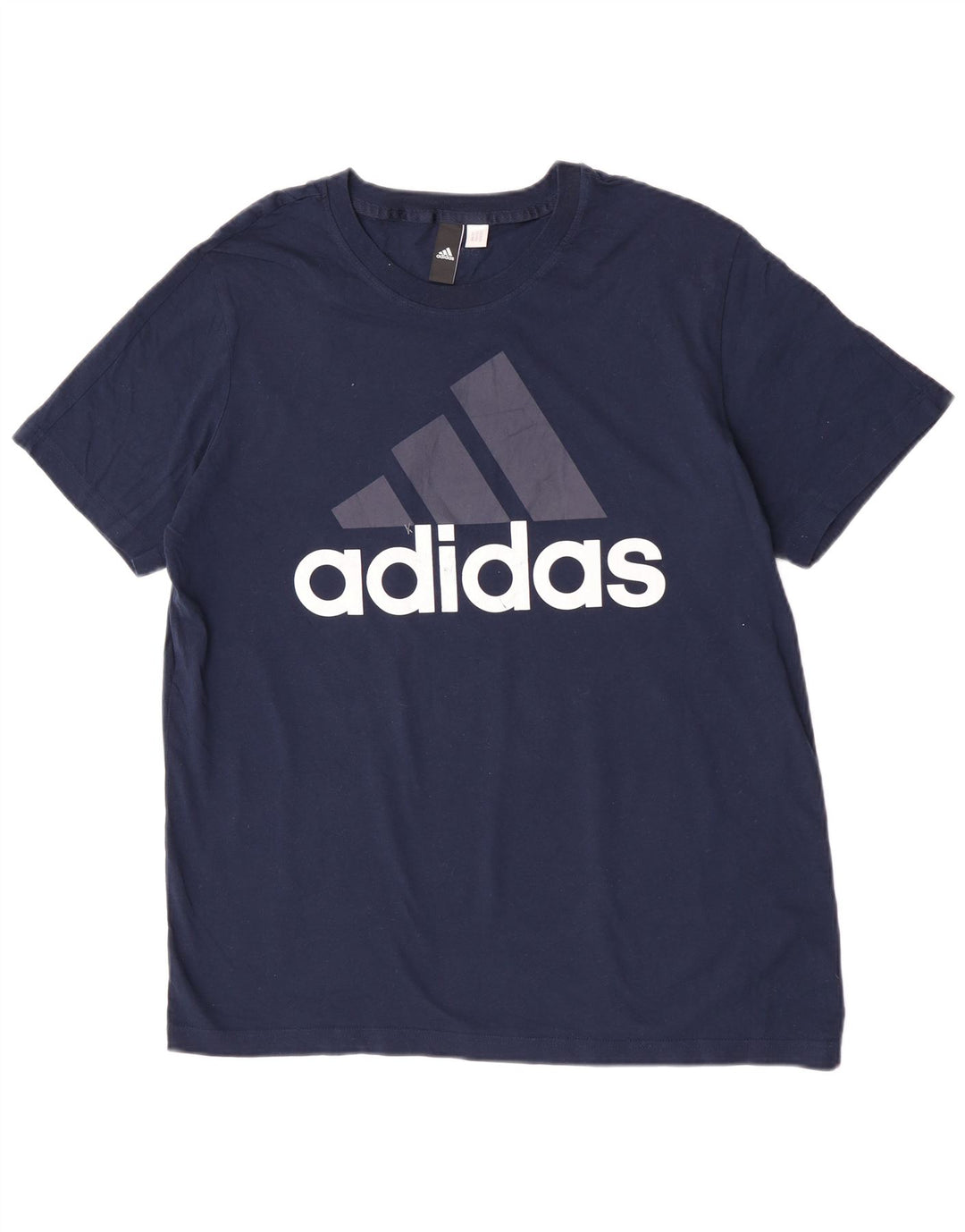 Adidas Herren Grafik T-Shirt Top XL Marineblau