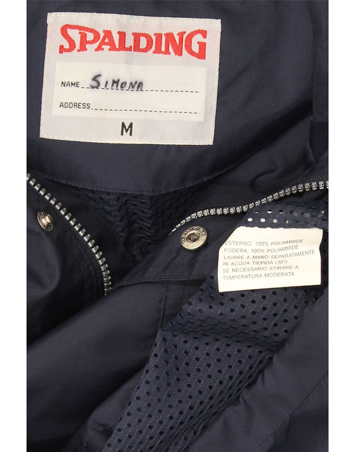 Spalding Herren-Regenjacke mit Kapuze, UK 38, mittelmarineblau, Polyamid