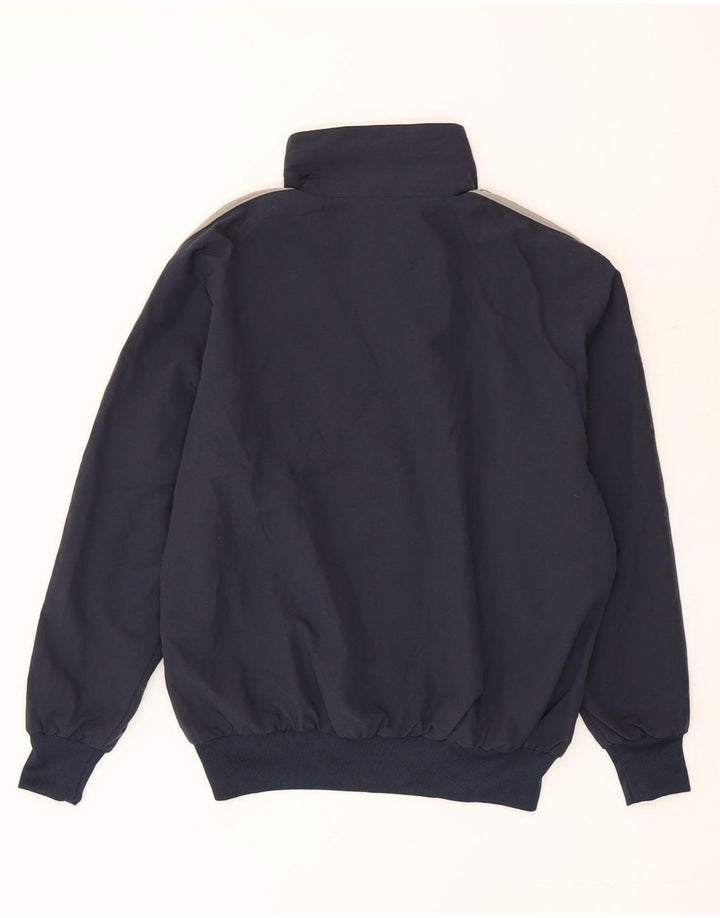 Champion Herren-Trainingsanzug-Oberteil, Jacke, Größe S, Marineblau, Farbblock-Polyester
