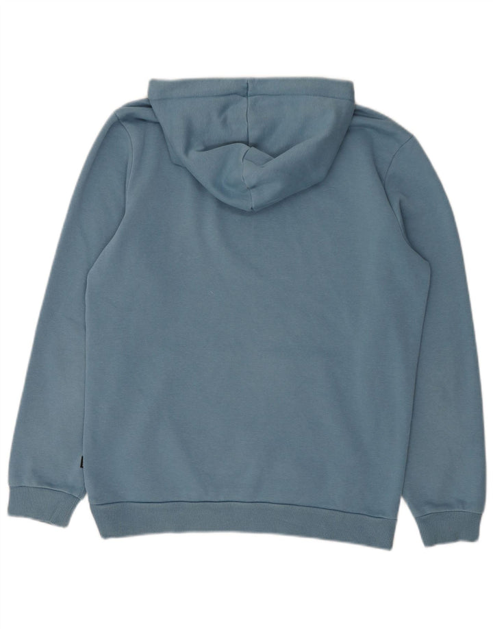 Puma Herren Kapuzenpullover, klein, blaue Baumwolle