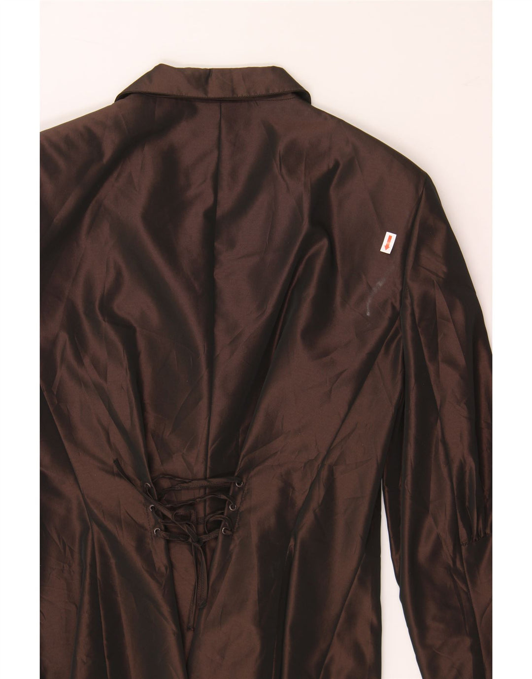 LUISA SPAGNOLI Womens 3 Button Blazer Jacket IT 46 Large Brown Acetate Vintage Luisa Spagnoli and Second-Hand Luisa Spagnoli from Messina Hembry 