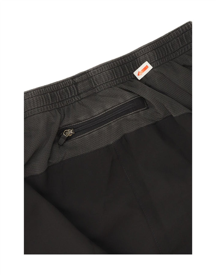 ADIDAS Womens Sport Shorts UK 16 Large  Black Polyester Vintage Adidas and Second-Hand Adidas from Messina Hembry 