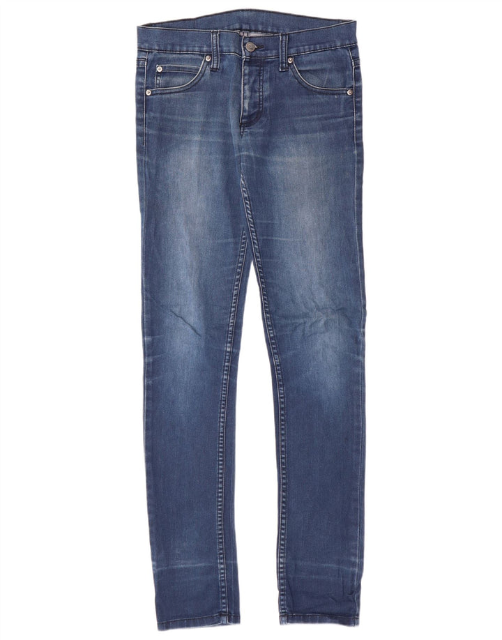 CHEAP MONDAY Damen Skinny Jeans W28 L32 Blaue Baumwolle