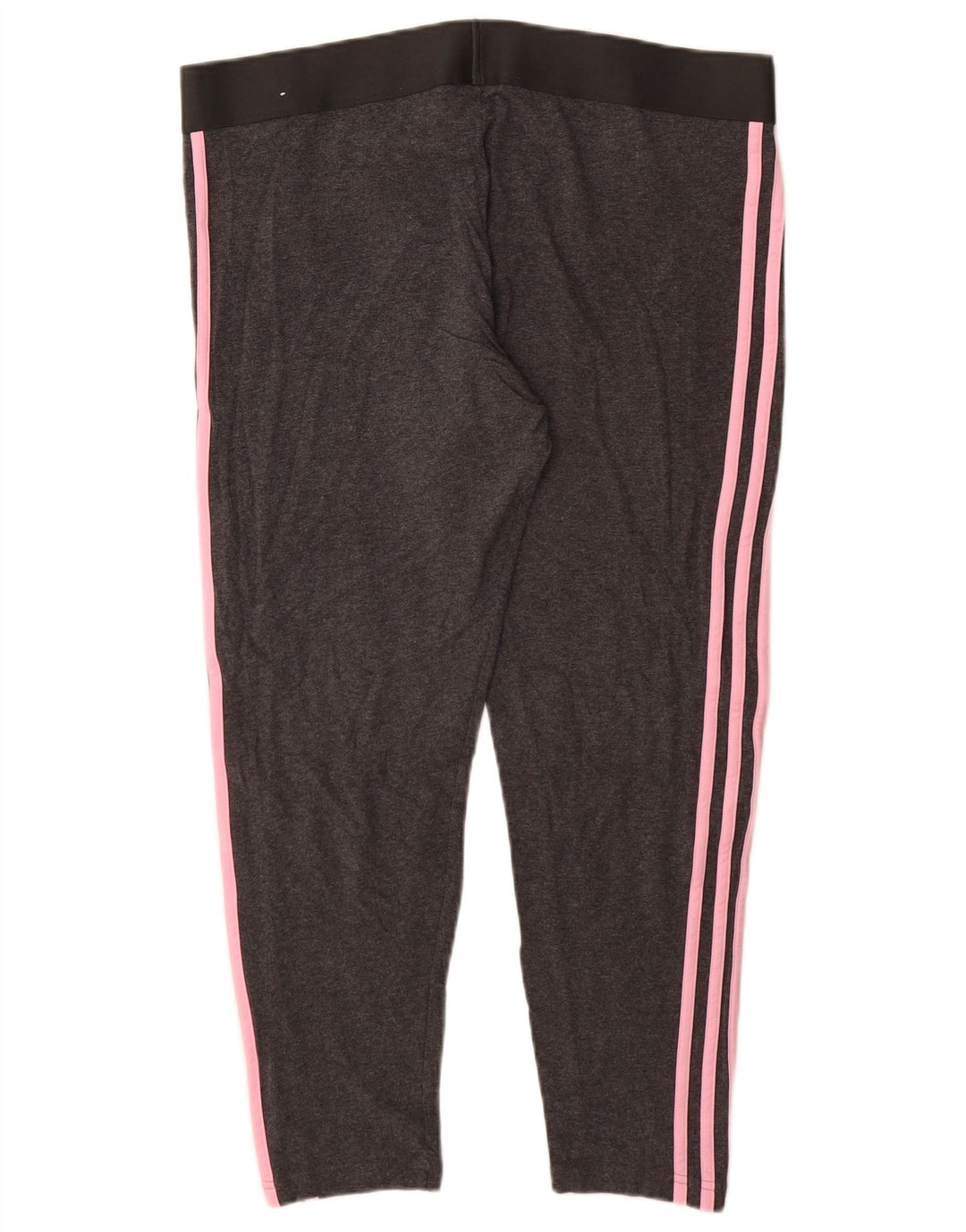 ADIDAS Damen Leggings UK 20/22 XL Graue Baumwolle