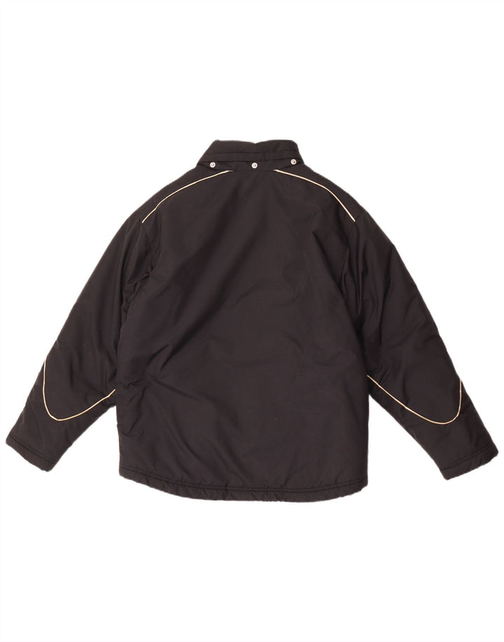 Nike Windjacke für Mädchen, 10–11 Jahre, mittelgroß, schwarzes Nylon